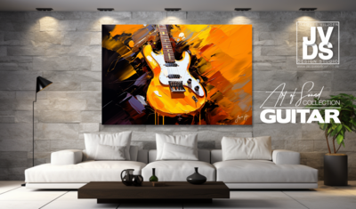 Colourful Abstract Guitar - Art of Sound Collection