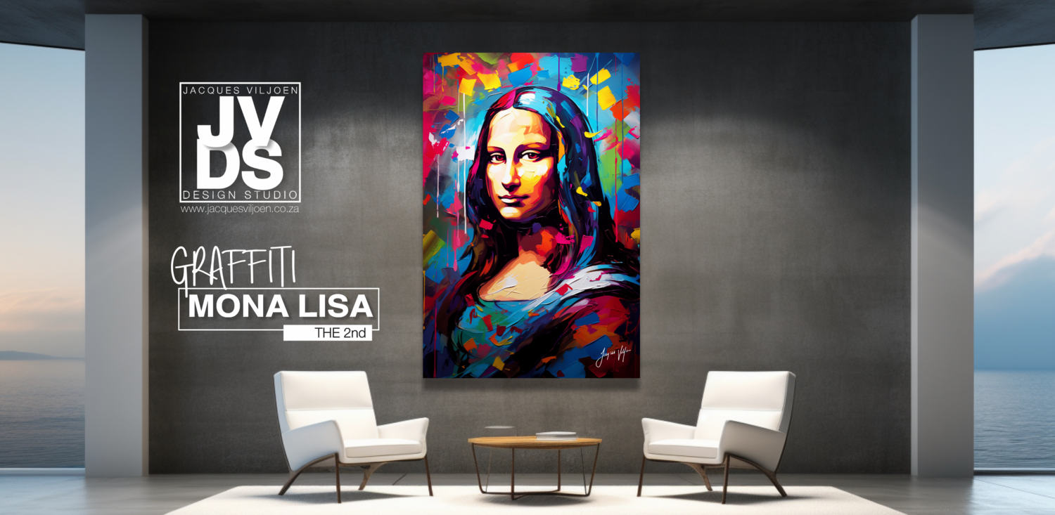 Mona Lisa 2nd in Graffiti