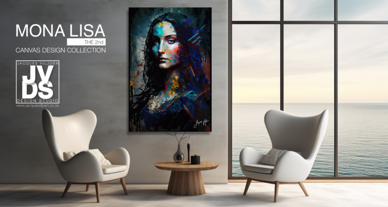 Mona Lisa the 2nd Canvas Design (The Radiant Rebirth Mona Lisa)