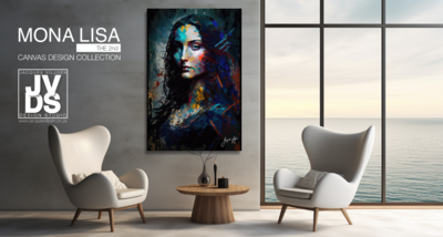 Mona Lisa the 2nd Canvas Design (The Radiant Rebirth Mona Lisa)