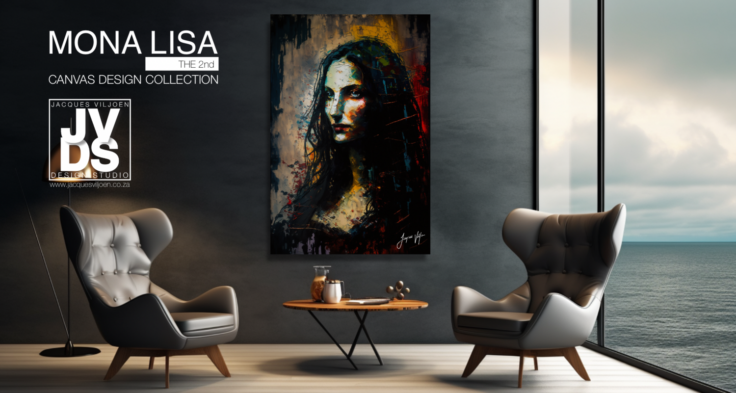 Mona Lisa the 2nd Canvas Design (Chiaroscuro Reverie Mona Lisa)