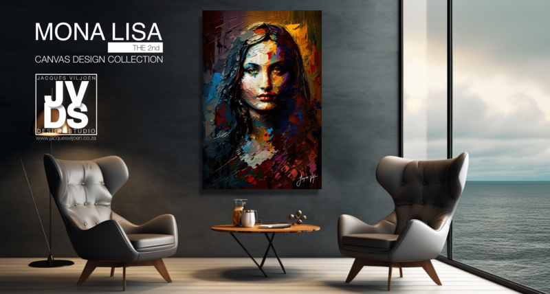 Mona Lisa the 2nd Canvas Design - Duality of balance (Summer and Winter)