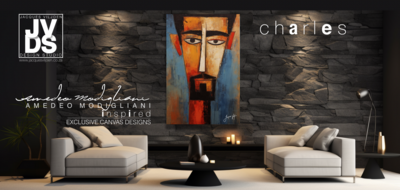 Amedeo Modigliani - Charles Canvas Design