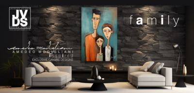 Amedeo Modigliani - Family Canvas Design