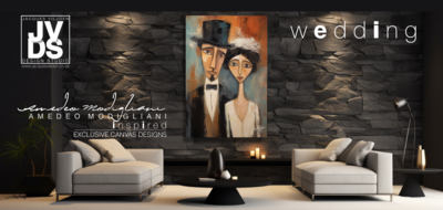 Amedeo Modigliani - Wedding Canvas Design