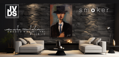 Amedeo Modigliani - Smoker Canvas Design
