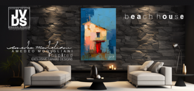 Amedeo Modigliani - Beach house Canvas Design