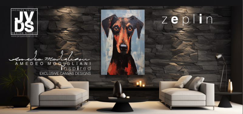 Amedeo Modigliani - Zeplin Canvas Design