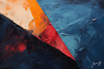 Abstract Canvas Print | Triadic Self - The Story of Body, Mind &amp; Soul