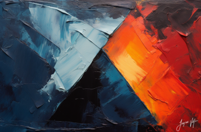 Abstract Canvas Print | Triadic Self - The Story of Body, Mind &amp; Soul
