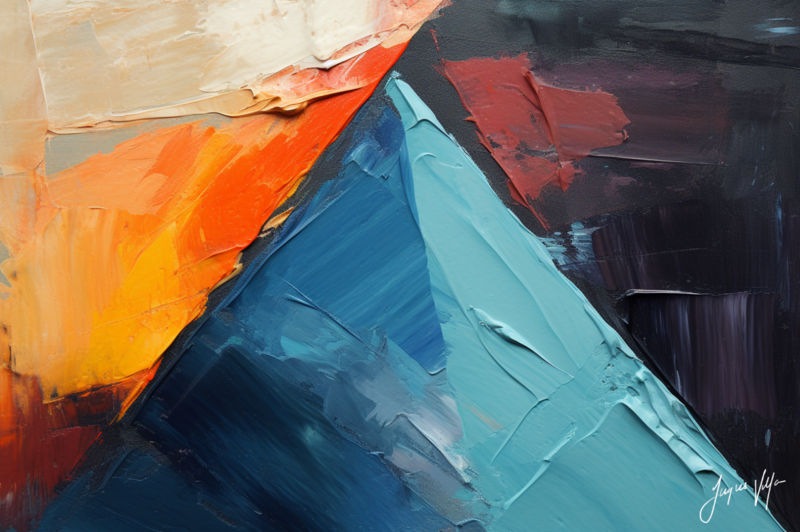 Abstract Canvas Print | Triadic Self - The Story of Body, Mind &amp; Soul