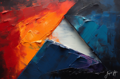 Abstract Canvas Print | Triadic Self - The Story of Body, Mind &amp; Soul