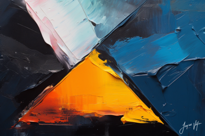 Abstract Canvas Print | Triadic Self - The Story of Body, Mind &amp; Soul