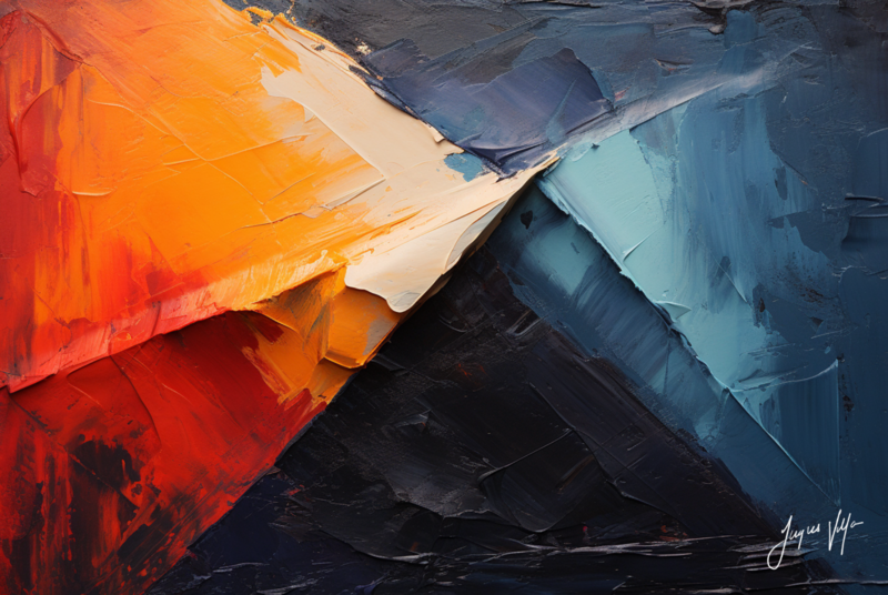 Abstract Canvas Print | Triadic Self - The Story of Body, Mind &amp; Soul