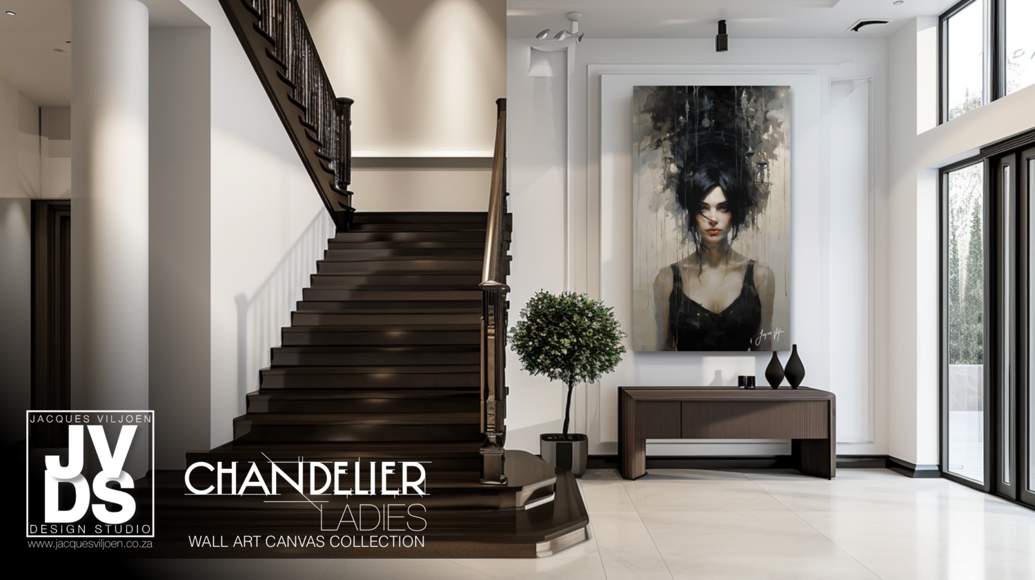 Charisma Chandelier Ladies Canvas Design