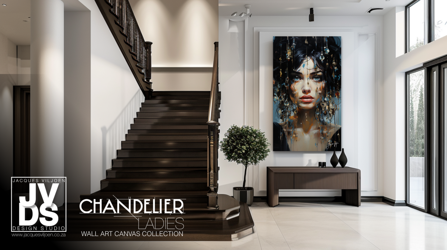 Charisma Chandelier Ladies Canvas Design