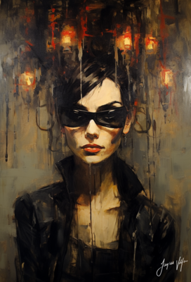 Charisma Chandelier Ladies Canvas Design