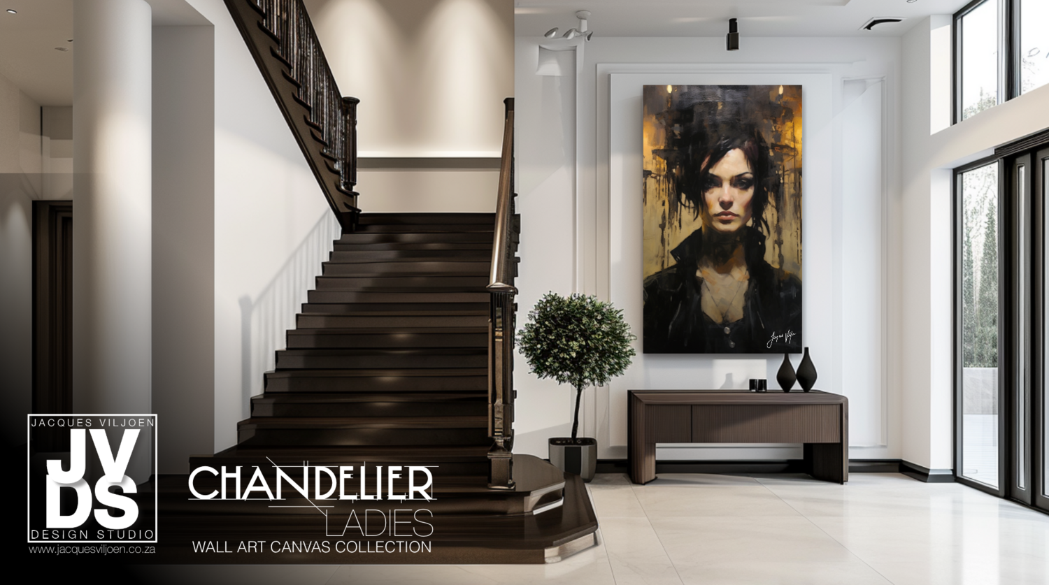 Charisma Chandelier Ladies Canvas Design