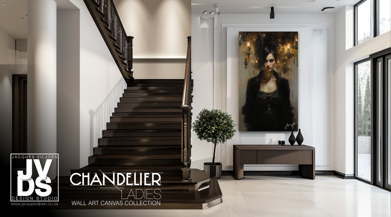 Charisma Chandelier Ladies Canvas Design