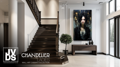 Charisma Chandelier Ladies Canvas Design