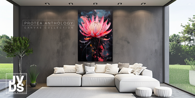 Protea Anthology Abstract Canvas Design