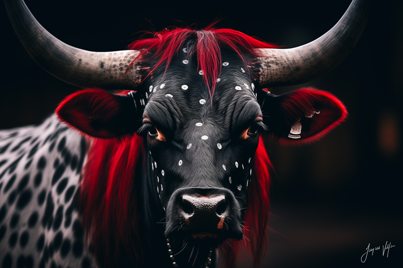 Eccentric Nguni Canvas Design
