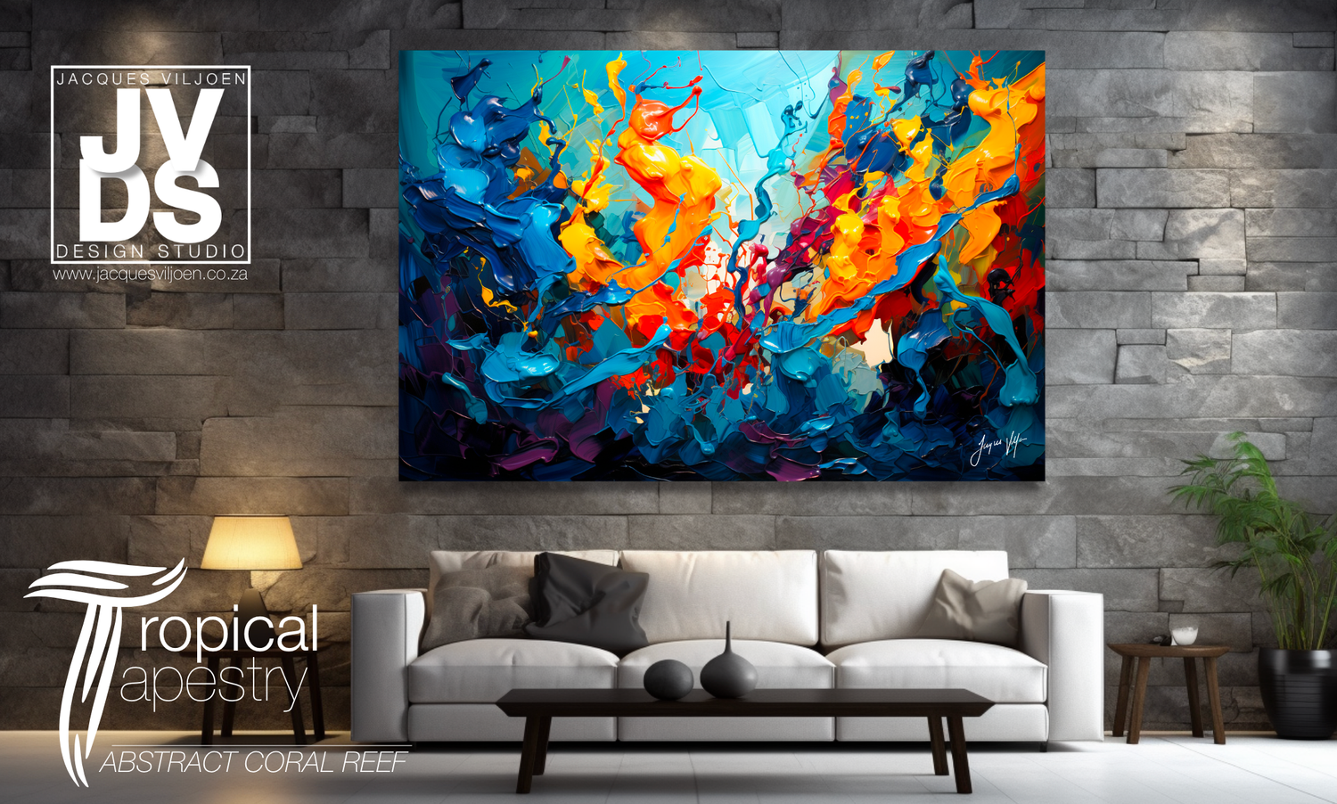 Tropical Tapestry - The Abstract Coral Reef