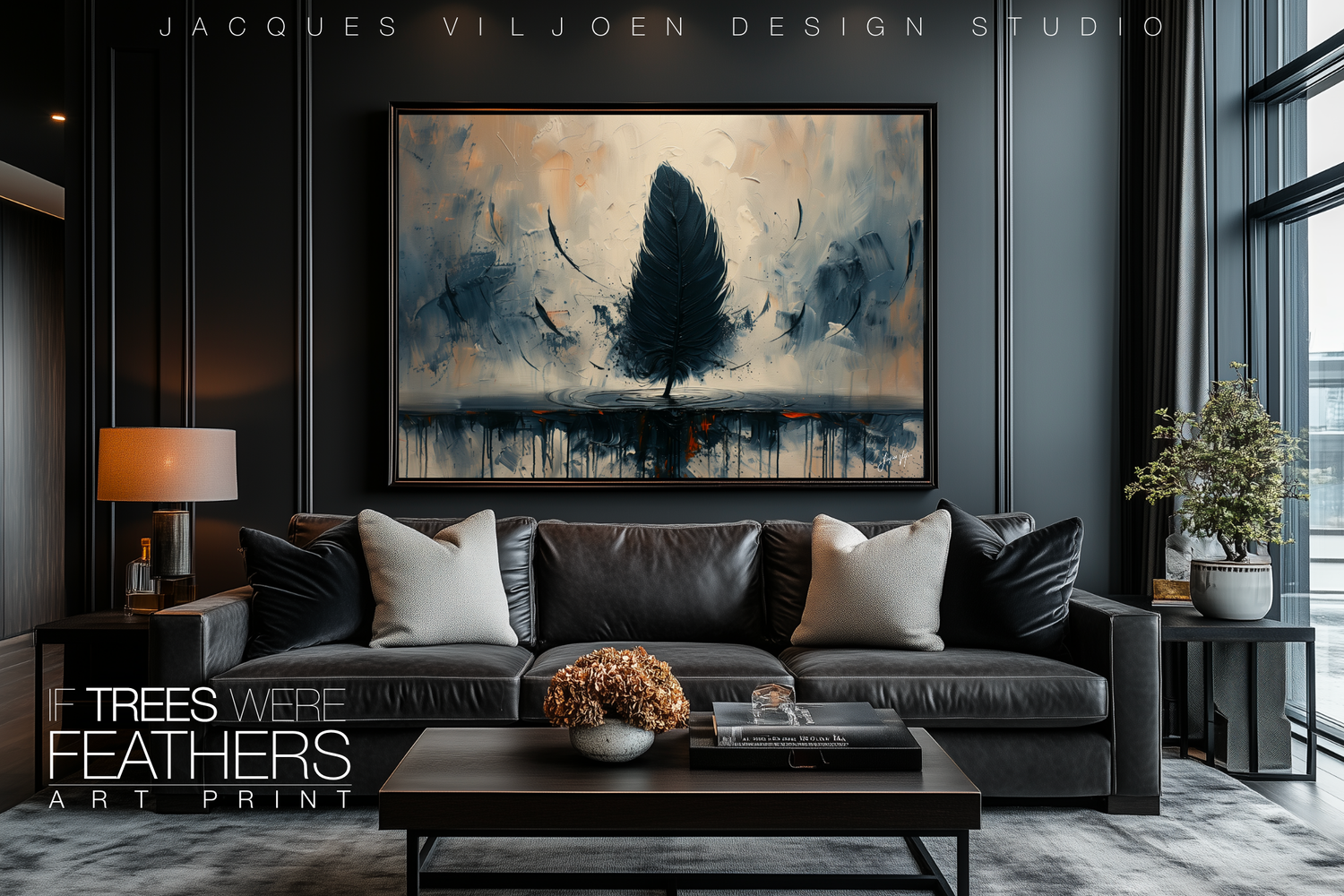 If Trees were Feathers Canvas Art Print