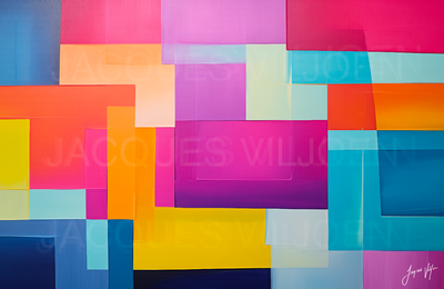 Compartmentalize Abstract Canvas Wall Art Design