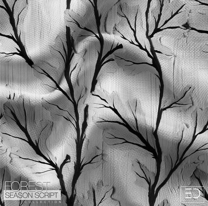 Whisperbark Fabric Design - Forest Season Script Collection