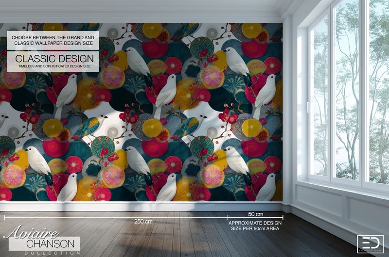 Aviaire Chanson Wallpaper Design Collection