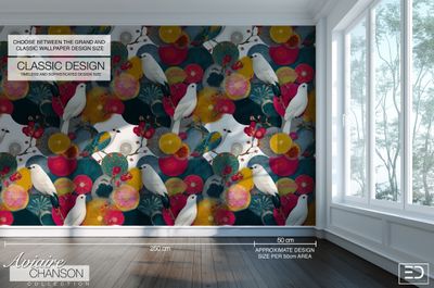 Aviaire Chanson Wallpaper Design Collection