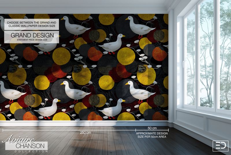 Aviaire Chanson Wallpaper Design Collection