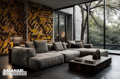 Kalahari Contours Wallpaper Design