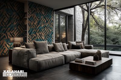 Kalahari Contours Wallpaper Design