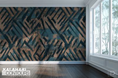 Kalahari Contours Wallpaper Design
