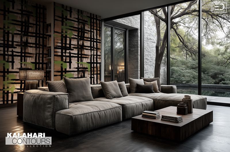 Kalahari Contours Wallpaper Design