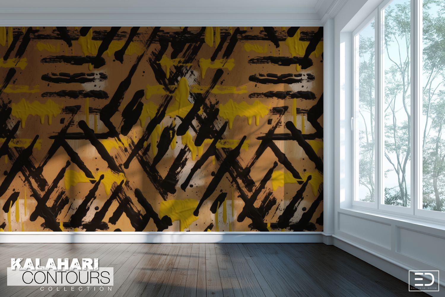 Kalahari Contours Wallpaper Design