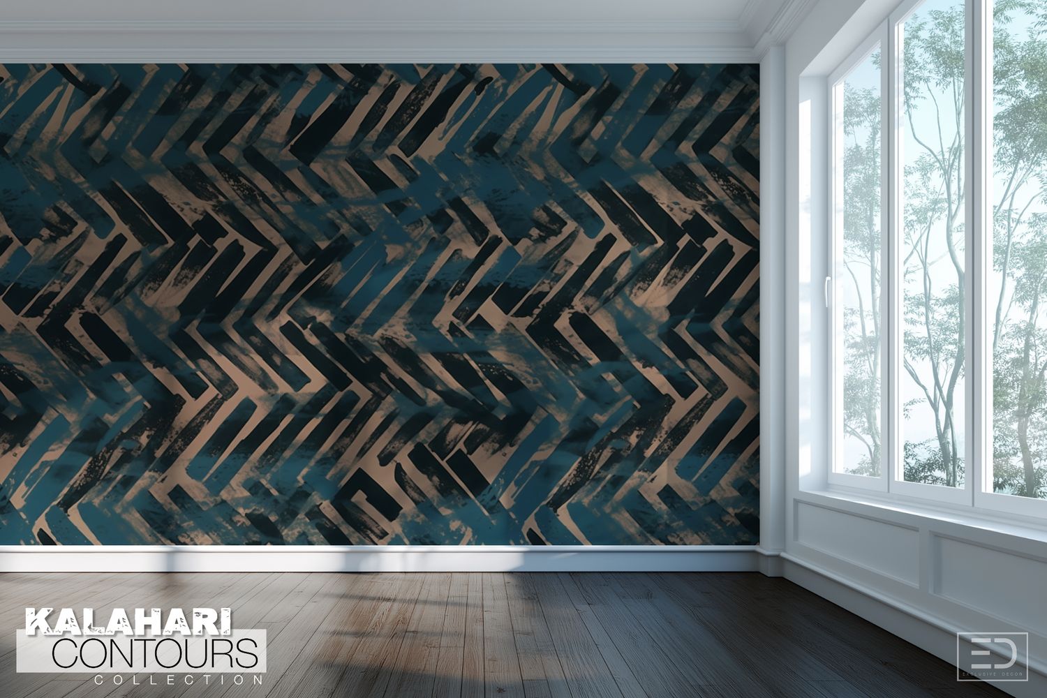 Kalahari Contours Wallpaper Design