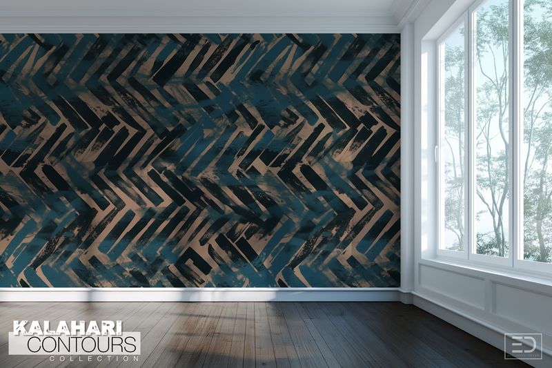 Kalahari Contours Wallpaper Design