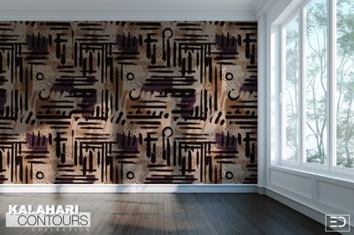 Kalahari Contours Wallpaper Design