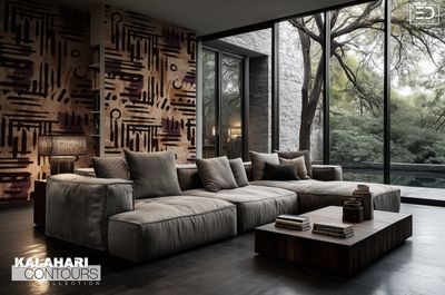 Kalahari Contours Wallpaper Design