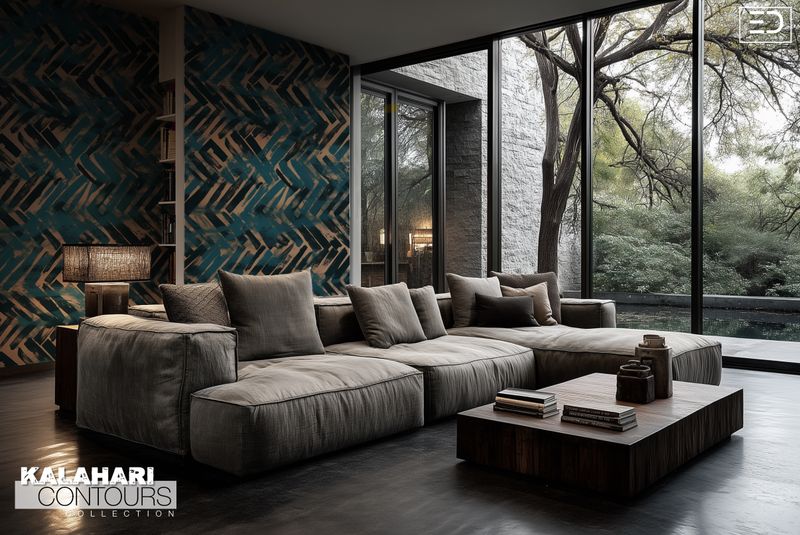 Kalahari Contours Wallpaper Design