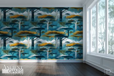 Ancient Giants Wallpaper Design