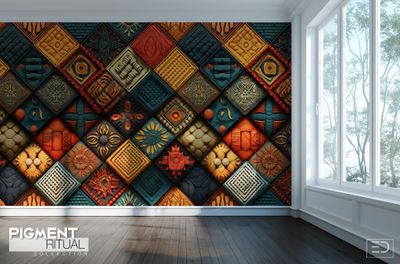 The Pigment Ritual Wallpaper Design