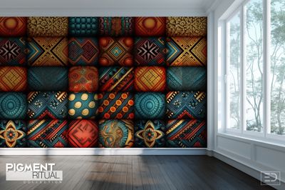 The Pigment Ritual Wallpaper Design
