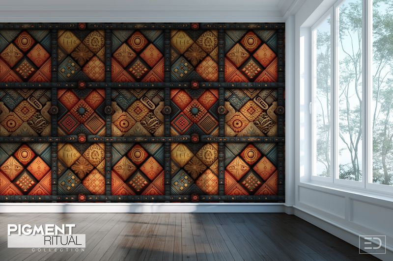 The Pigment Ritual Wallpaper Design