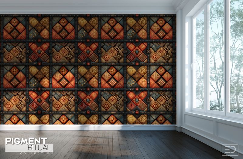 The Pigment Ritual Wallpaper Design