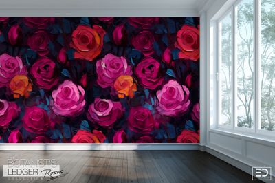 Botanist&#39;s Ledger: Abstract Rose
