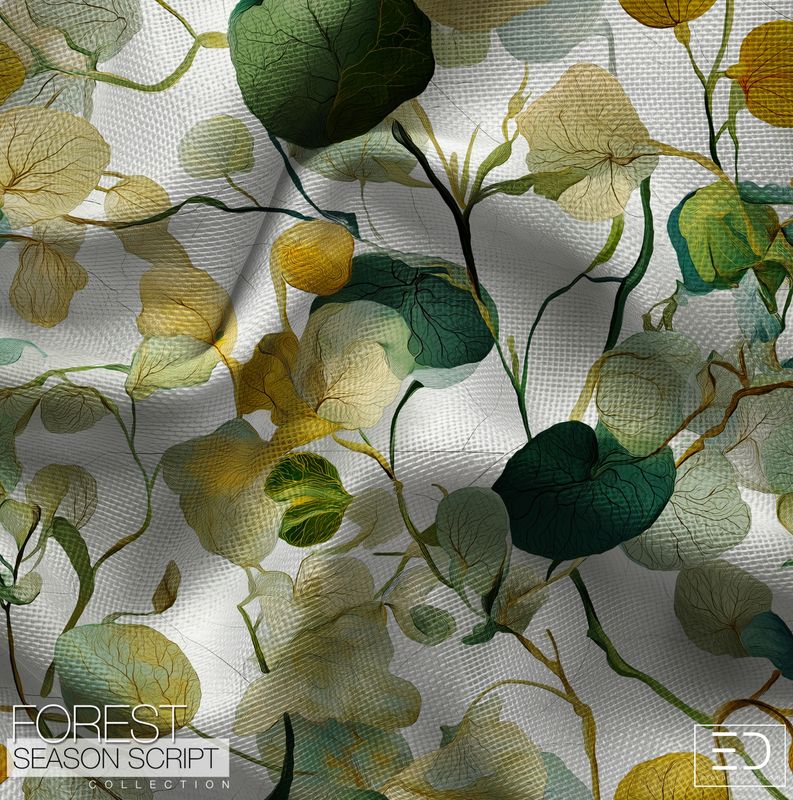 Gardenwake Fabric Design: Forest Season Script Collection